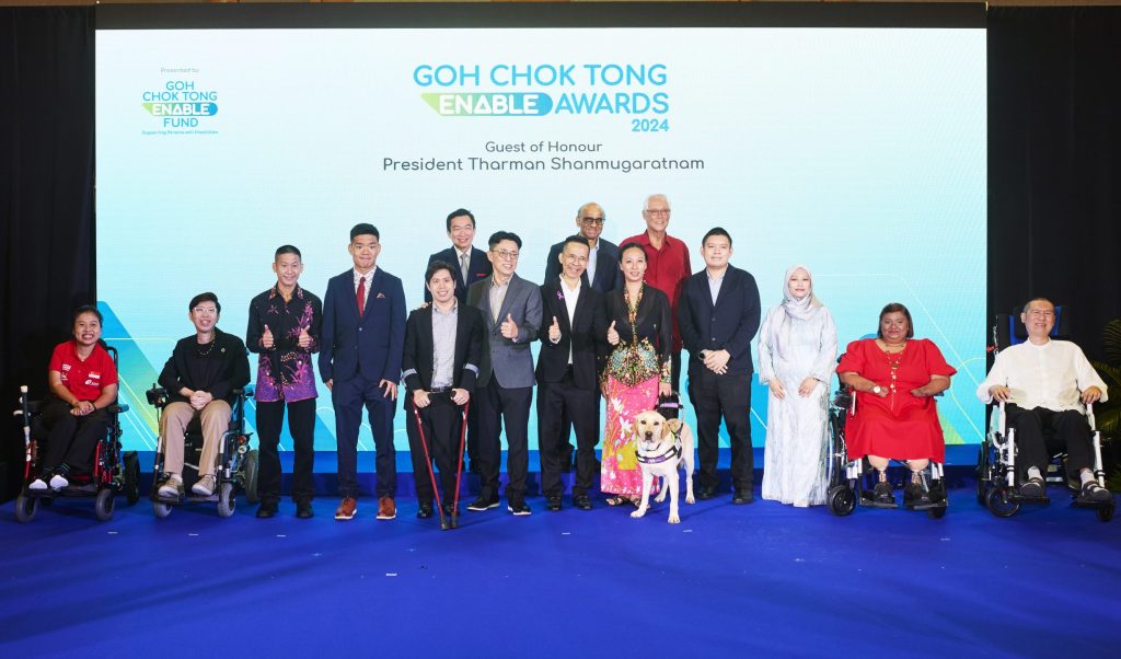 Group photo of the Goh Chok Tong Enable Awards 2024