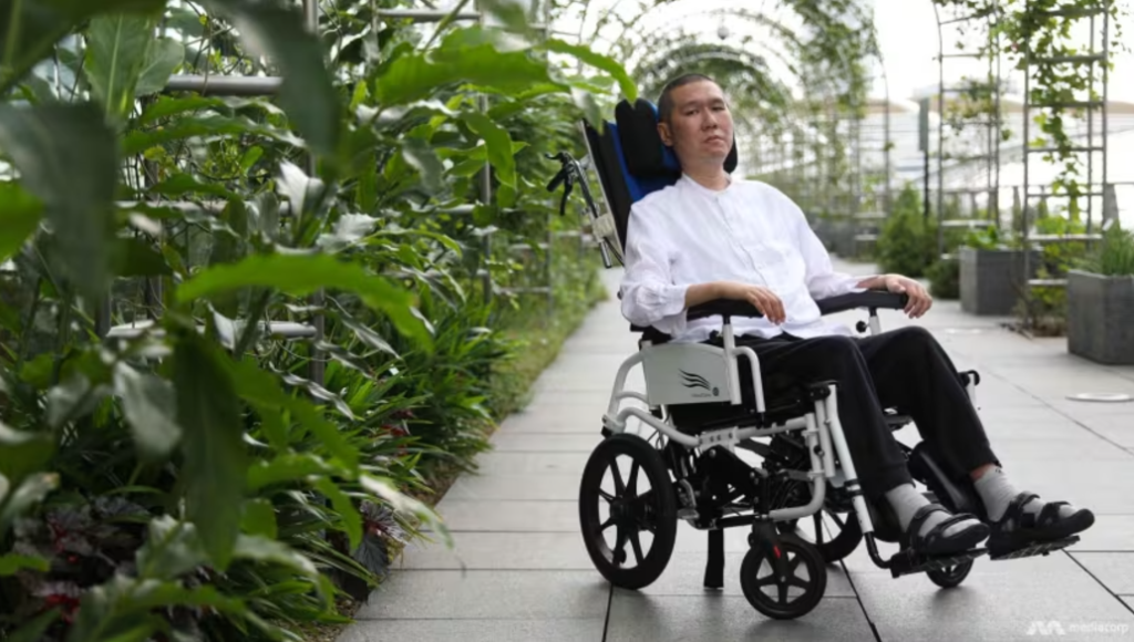 Photo shows Mr Toh Kok Peng, one of the awardees of Goh Chok Tong Enable Awards 2024.